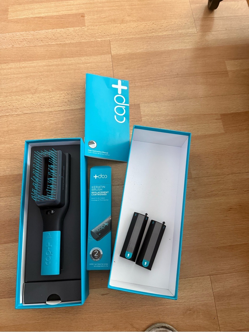 Keratin Hair Brush Volumizing Brush Light Brown